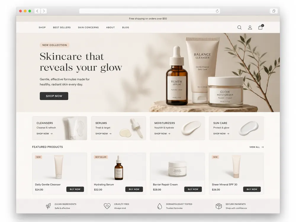 Glow Skincare Store
