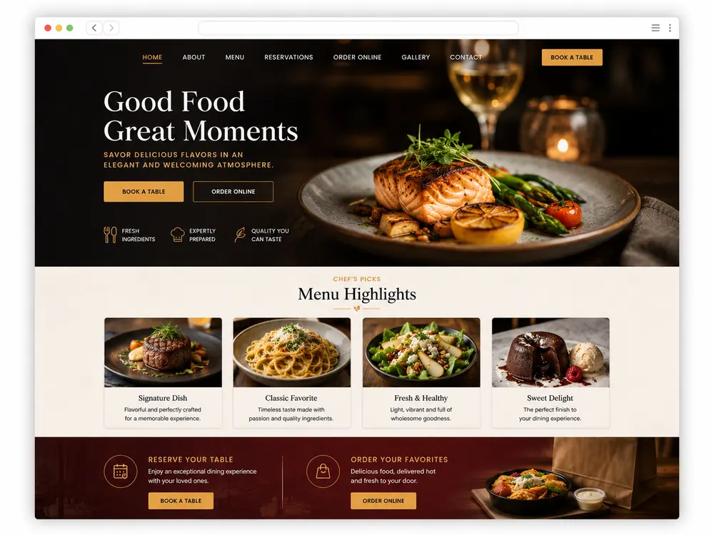 Signature Restaurant Experience